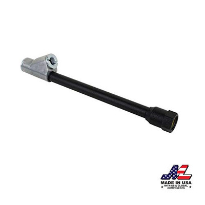 Milton Industries MI693BLK Milton ¼” FNPT Dual Foot Straight Lock-on Chuck Non-Slip Grip Matte Black Poly Finish, Use with Tire Inflator/Pressure Gauges Made in USA <p>$DUAL HEAD STRAIGHT FOOT AIR CHUCK-INNER<p><p>The MILTON INDUSTRIES INC MI693BLK Milton Industries MI693BLK Milton ¼” FNPT Dual Foot Straight Lock-on Chuck Non-Slip Grip Matte Black Poly Finish, Use with Tire Inflator/Pressure Gauges Made in USA <p>$DUAL HEAD STRAIGHT FOOT AIR CHUCK-INNER<p><p>The MILTON INDUSTRIES INC MI693BLK