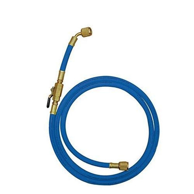 Mastercool ME49263-60 60" High Pressure Blue Hose with Automatic Shut Off Valve Fitting (1/4" SAE) Mastercool ME49263-60 60" High Pressure Blue Hose with Automatic Shut Off Valve Fitting (1/4" SAE)