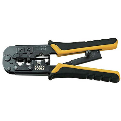 Klein Tools KLNVDV226-011-SEN Ratcheting Crimper, 28-22 AWG, 7-1/2 In L Klein Tools KLNVDV226-011-SEN Ratcheting Crimper, 28-22 AWG, 7-1/2 In L