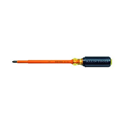 Klein Tools KLN6037INS 603-7-INS Insulated #2 Phillips-Tip Screwdriver with 7-Inch Shank