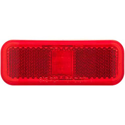 OPTRONICS MCL44RB1 LED MARK LIGHT;RECT;1 WIRE;RED