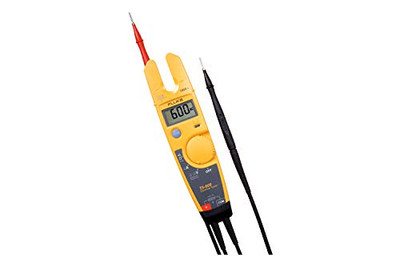 Fluke FL648227 T5-600 Voltage Continuity and Current Digital Electrical Tester Meter & Klein Tools 32500 Multi-Bit Screwdriver/Nut Driver 11-in-1 Multi Tool, 8 Industrial Strength Bits, 3 Nut Driver Sizes