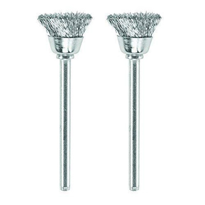 ROBERT BOSCH - VERMONT AMERICAN/DREMEL DE442-02 CARBON STEEL BRUSHES (2PK) 1/2