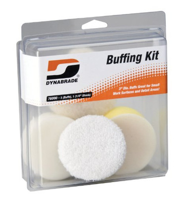 Dynabrade DB76000 3-Inch Buffing Pad Kit