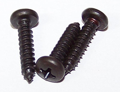 AU-VE-CO PRODUCTS AV10181 100 Qty-#8 x 3/4" Phillips Pan Head Tapping Screw - Black Oxide()