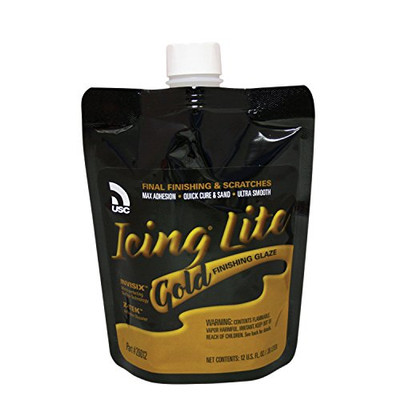 U S CHEMICAL & PLASTICS US26012 ICING LITE GOLD GLAZE 12 OZ U S CHEMICAL & PLASTICS US26012 ICING LITE GOLD GLAZE 12 OZ