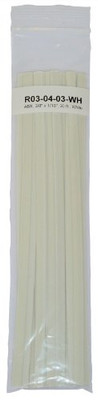 POLYVANCE URR03-04-03-WH ABS Plastic Welding Rod, 3/8" x 1/16", 30 ft, White