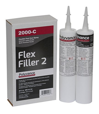 POLYVANCE UR2000-C FLEX-FILLER 2 EPOXY ADHSV 10 FL OZ CART POLYVANCE UR2000-C FLEX-FILLER 2 EPOXY ADHSV 10 FL OZ CART