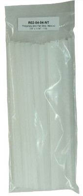 POLYVANCE URR02-04-04-NT Polypropylene (PP) Plastic Welding Rod, 3/8 in. x 1/16 in. Ribbon, 1 lb, Natural POLYVANCE URR02-04-04-NT Polypropylene (PP) Plastic Welding Rod, 3/8 in. x 1/16 in. Ribbon, 1 lb, Natural