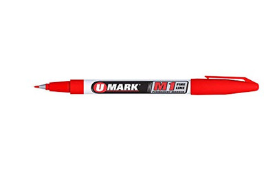 U-MARK INC UM10584 INK MARKER RED
