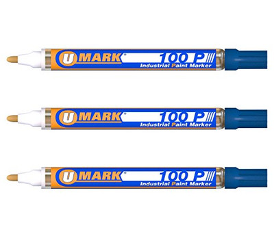 U-MARK INC UM10202 MARKER PERMANENT BLUE P100