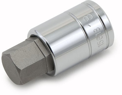 Titan TL15618 Tools 18 mm 1/2" Drive Hex Bit Socket