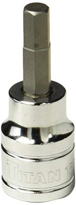 Titan TL15606 Tools 6 mm 3/8" Drive Hex Bit Socket Titan TL15606 Tools 6 mm 3/8" Drive Hex Bit Socket
