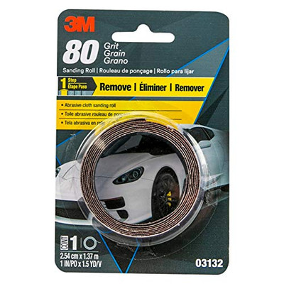 3M 3M3132 Cloth Sanding Roll, 0, 1 in x 1-1/2 yd, Medium 3M 3M3132 Cloth Sanding Roll, 0, 1 in x 1-1/2 yd, Medium