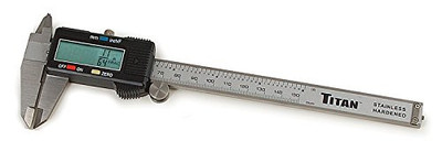 Titan TL23173 Electronic Digital Caliper with Fractional Display Titan TL23173 Electronic Digital Caliper with Fractional Display