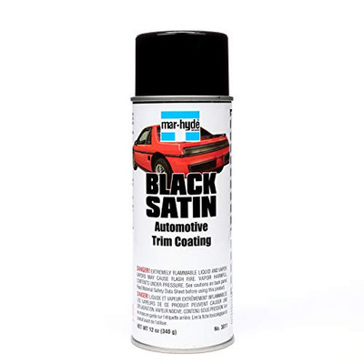 3M TA3811 Mar-Hyde(R) Black Satin(TM) Automotive Trim Coating - aerosol, , 12 oz, 12 per case