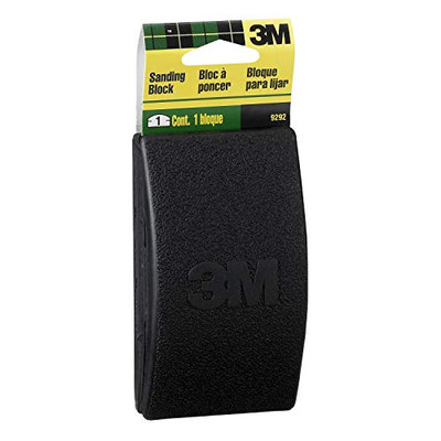 3M 3M9292 COMPANY 5 X 2-34 RUBBER SANDING BLOCK - BLACK 3M 3M9292 COMPANY 5 X 2-34 RUBBER SANDING BLOCK - BLACK