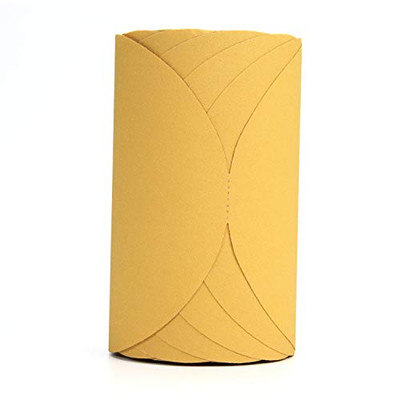3M 3M1360 Stikit Gold Film Disc Roll, 0, 6 in, P150 grade, 125 discs per roll 3M 3M1360 Stikit Gold Film Disc Roll, 0, 6 in, P150 grade, 125 discs per roll