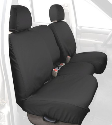 COVERCRAFT SS3250PCCH Custom-Fit Front Bench SeatSaver Seat Covers - Polycotton Fabric, Charcoal Black COVERCRAFT SS3250PCCH Custom-Fit Front Bench SeatSaver Seat Covers - Polycotton Fabric, Charcoal Black