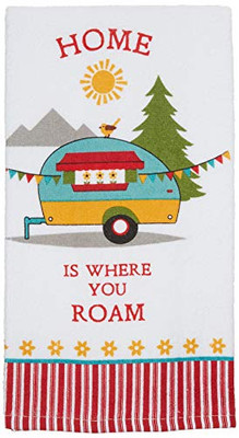 KAY DEE DESI R4180 gns Camping Life Terry Kitchen Towel, 16" x 26", Various