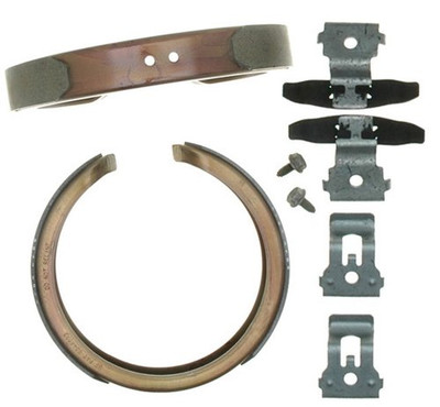 R/M BRAKES 781PG Raybestos Professional Grade Parking Brake Shoe Set - Drum in Hat R/M BRAKES 781PG Raybestos Professional Grade Parking Brake Shoe Set - Drum in Hat