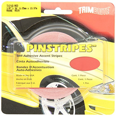 TRIMBRITE T1218 TRIM STRIPE RED 1/4 TAPE TRIMBRITE T1218 TRIM STRIPE RED 1/4 TAPE