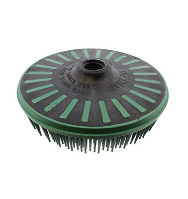 3M 3M24241 Abrasive 048011- Scotch-Brite Bristle Discs, 4 1/2", 50 RPM and 12,000 RPM, Green