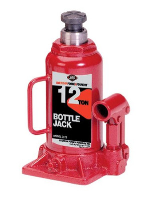 SURE WERX AFF3514 AFF Heavy Duty 12 Ton Bottle Jack, Short Body, Manual, Machine Hardened Steel Saddles, Centered Pumps and Rams, SURE WERX AFF3514 AFF Heavy Duty 12 Ton Bottle Jack, Short Body, Manual, Machine Hardened Steel Saddles, Centered Pumps and Rams,