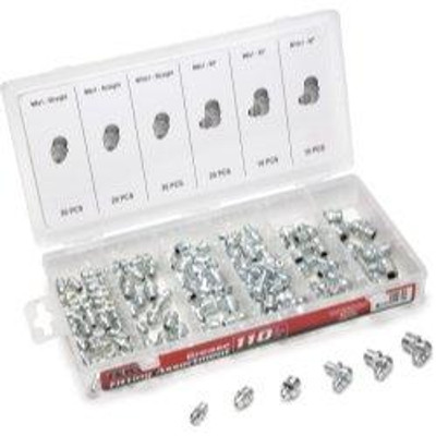 Titan TIT45274 100 Pc. Metric Grease Fitting Assortment Titan TIT45274 100 Pc. Metric Grease Fitting Assortment