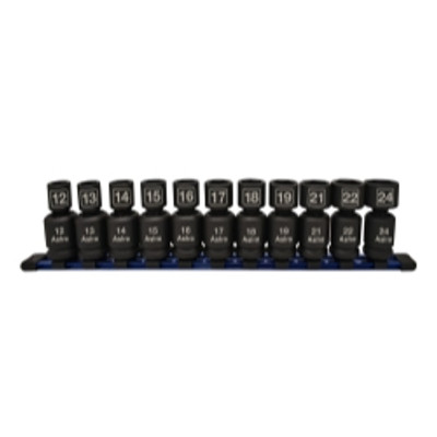 11pc 1/2 Dr Nano Pinless Universal Impact Sockets 11pc 1/2 Dr Nano Pinless Universal Impact Sockets