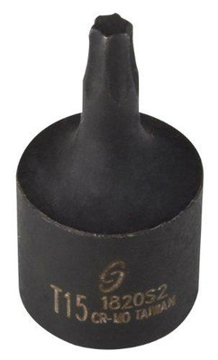 Sunex SUN1820S2 1820s2 1/4-Inch Drive T15 Internal Star Impact Socket