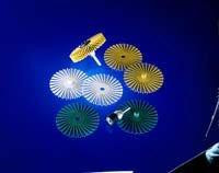 3M MMM15012 Unitized Wheel Mandrel 990, Plastic, 1-3/4" Length, 1" Outside Flange Diameter, 1/4" Shank Size (Pack of 1)