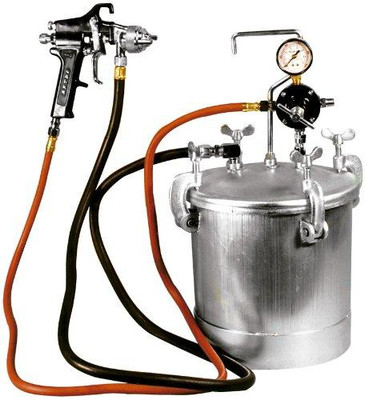 Astro Pneumatic ASTPT2-4GH Astro PT2-4GH 2-1/4 Gallon Pressure Tank with Spray Gun and 12-Feet Hose