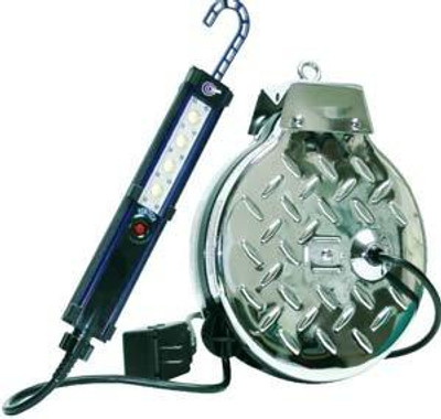 Cliplight CLP223412 Hemitech 4 Led 40ft Corded Reel Light 110V Ac Cliplight CLP223412 Hemitech 4 Led 40ft Corded Reel Light 110V Ac