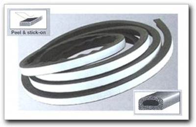 Carrand CRD01058 WEATHERSTRIP EPDM RUBBER 7/16" x 11/16" x 8' Carrand CRD01058 WEATHERSTRIP EPDM RUBBER 7/16" x 11/16" x 8'