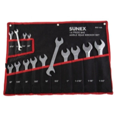14 Pc. Full Polish  SAE Angle Head Wrench Set
