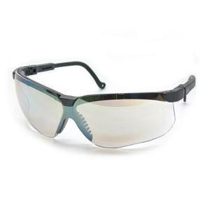 Uvex UVXS3204 By Sperian Genesis(R) Safety Glasses With Black Frame And SCT-Reflect 50 Polycarbonate Ultra-dura(R) Anti-Scratch Hard Coat Lens