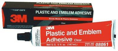 3M MMM8061 (TM) Plastic and Emblem Adhesive, 08061, 5 oz Tube, 6 per case 3M MMM8061 (TM) Plastic and Emblem Adhesive, 08061, 5 oz Tube, 6 per case