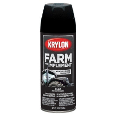 Gloss Black 12 oz. Krylon Farm/Implement; Gloss Black; 12 oz. Aerosol Gloss Black 12 oz. Krylon Farm/Implement; Gloss Black; 12 oz. Aerosol