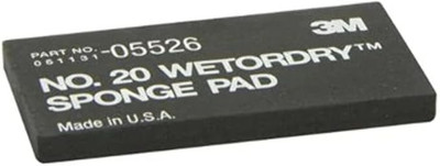3M MMM5526 Wetordry Sponge Pad 20 05526, 2 3/4" x 5-1/2" x 3/8", Box of 5 (-5526) 3M MMM5526 Wetordry Sponge Pad 20 05526, 2 3/4" x 5-1/2" x 3/8", Box of 5 (-5526)