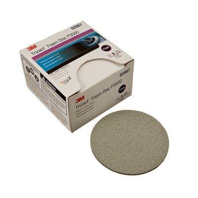 3M MMM2087 () Trizact Hookit Foam Discs, 3", P3000 Grit 15/Box 3M MMM2087 () Trizact Hookit Foam Discs, 3", P3000 Grit 15/Box