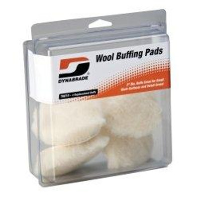 Dynabrade DYB76015 3" Synthetic Wool Pads (Four in clear pkg.) Dynabrade DYB76015 3" Synthetic Wool Pads (Four in clear pkg.)