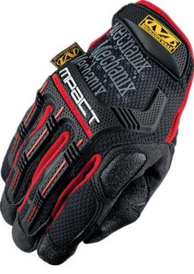 MECHNX MECMPT-52-010 LRG Mpact Glove with Poron XRD, BLK/RED -