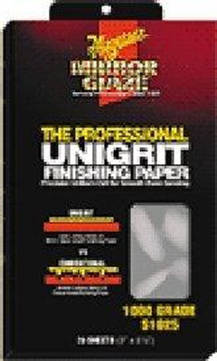 Meguiars MEGS2025Meguiars S2025 Mirror Glaze Unigrit Finishing Paper 2000 Grit (25 sheets) Meguiars MEGS2025Meguiars S2025 Mirror Glaze Unigrit Finishing Paper 2000 Grit (25 sheets)