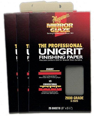 Meguiars MEGS3025 UNI-GRIT FINISHING PAPER 3000g Meguiars MEGS3025 UNI-GRIT FINISHING PAPER 3000g