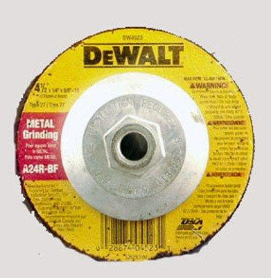 DeWalt DWTDW4523 DW4523 10 Pack 4-1/2-Inch by 1/4-Inch by 5/8-Inch General Purpose Metal Grinding Wheel DeWalt DWTDW4523 DW4523 10 Pack 4-1/2-Inch by 1/4-Inch by 5/8-Inch General Purpose Metal Grinding Wheel