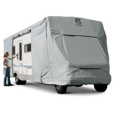Classic Accessories 129161001 - 80-129 OverDrive PermaPro Heavy Duty Cover for 23' to 26' Class C RVs, Grey Classic Accessories 129161001 - 80-129 OverDrive PermaPro Heavy Duty Cover for 23' to 26' Class C RVs, Grey