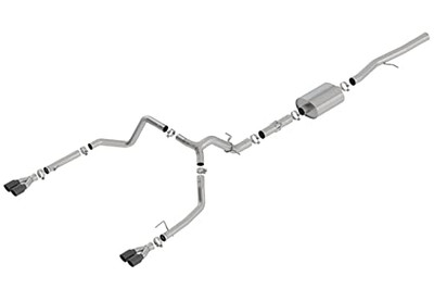 BORLA 140776BC Silverado/Sierra 1500 6.2L 2019 Cat Back Exhaust ATAK BORLA 140776BC Silverado/Sierra 1500 6.2L 2019 Cat Back Exhaust ATAK