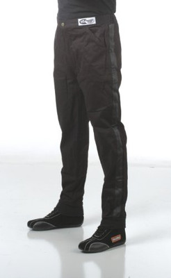 RACEQUIP 112005 Racing Driver Fire Suit Pants Single Layer SFI 3.2A/ 1 Black Large RACEQUIP 112005 Racing Driver Fire Suit Pants Single Layer SFI 3.2A/ 1 Black Large