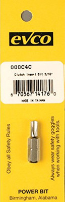 AP PRODUCTS 009000C4C CLUTCH INSERT BIT 1/4 X AP PRODUCTS 009000C4C CLUTCH INSERT BIT 1/4 X
